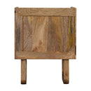 U-Shape Sunrise Open Slot Nightstand