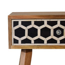 Bone Inlay Tapered nightstand Artisan