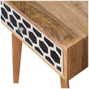 Bone Inlay Tapered nightstand Artisan