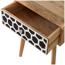 Bone Inlay Tapered nightstand Artisan