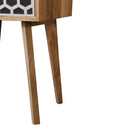 Bone Inlay Tapered nightstand Artisan
