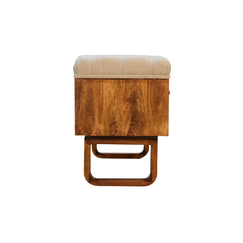 U' Chestnut Pineapple Bench