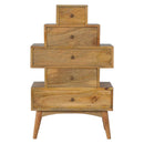 Solid Wood Tower Chest Cabinet