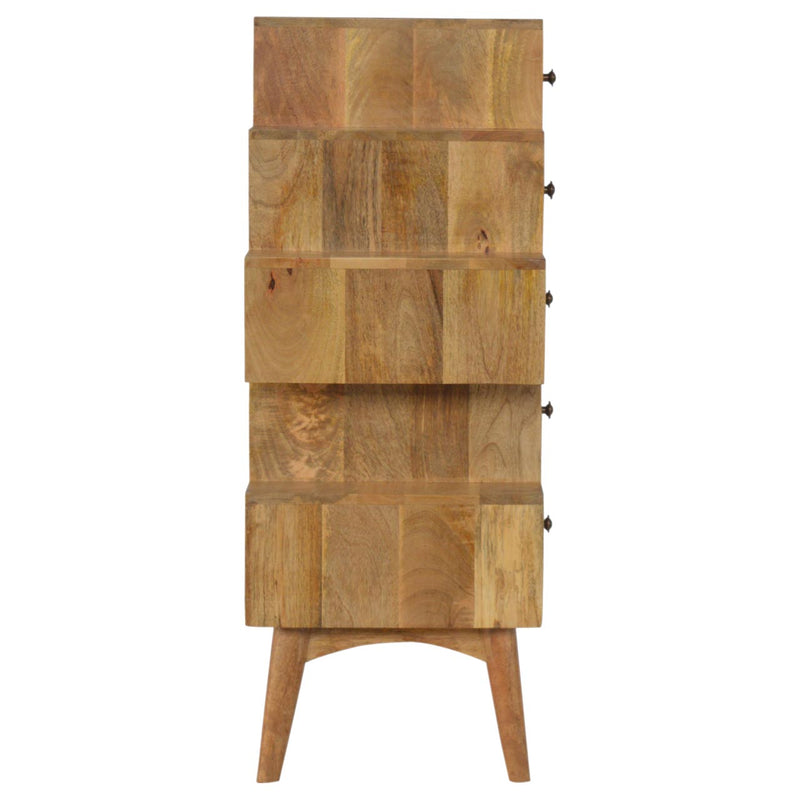 Solid Wood Tower Chest Cabinet