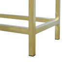 Industrial 2 Drawer Console Table with Iron Base