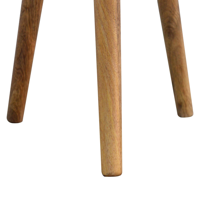 Bone Inlay Tripod Side Table Artisan