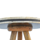 Bone Inlay Tripod Side Table Artisan