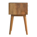 Green Floral Screen Printed Nightstand