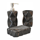 Sindri Black Bathroom Set of 3 Artisan