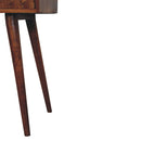 Chestnut Pineapple Console Table