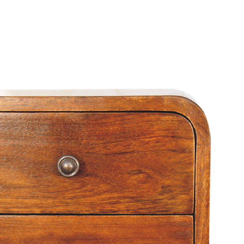 Floating Mini Chestnut nightstand Artisan