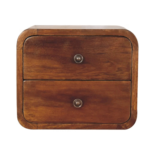 Floating Mini Chestnut nightstand Artisan