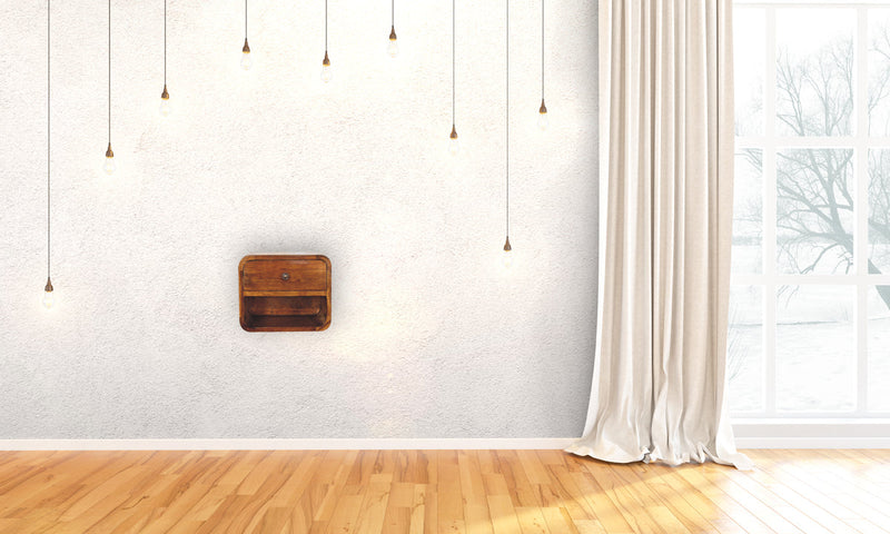 Mini Curve Floating nightstand Artisan