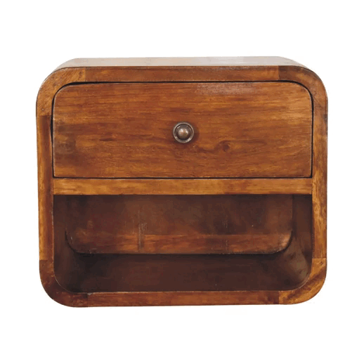 Mini Curve Floating nightstand Artisan