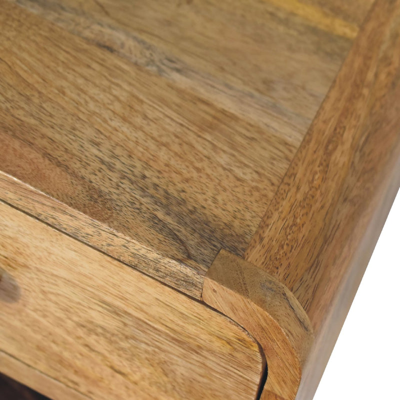 Mini Oak-ish Floating Open nightstand Artisan