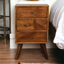 4 Drawer Multi Chestnut nightstand Artisan