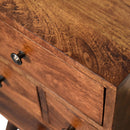 4 Drawer Multi Chestnut nightstand Artisan