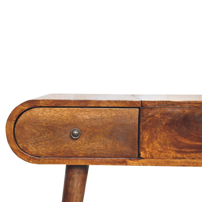 Chestnut Mirror Dressing Table Artisan