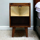 Mini Manila Gold 1 Drawer nightstand Artisan