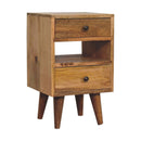 Mini Classic Multi Oak-ish nightstand Artisan