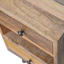 Mini Classic Multi Oak-ish nightstand Artisan