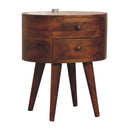 Chestnut Nightstand with Reading Light