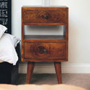 Mini Classic Multi Chestnut nightstand Artisan