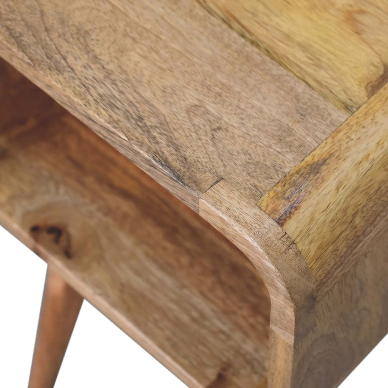 Mini Curved Open nightstand Artisan