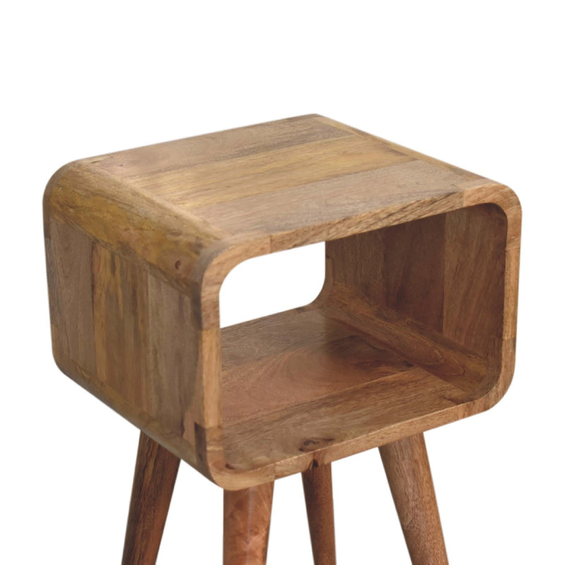 Mini Curved Open nightstand Artisan
