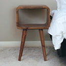 Mini Curved Open nightstand Artisan