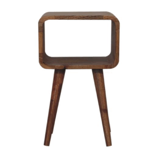 Mini Curved Open nightstand Artisan