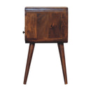 Mini Chestnut Curve Open nightstand Artisan