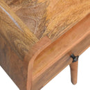 Mini Oakish Curve Open nightstand Artisan