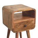 Mini Oakish Curve Open nightstand Artisan