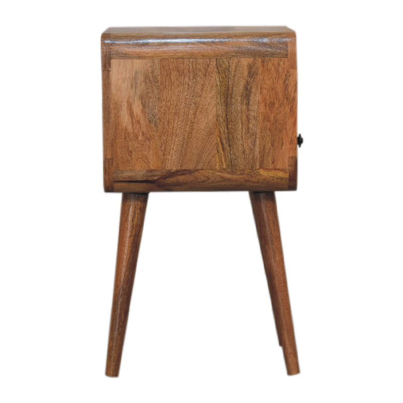 Mini Oakish Curve Open nightstand Artisan