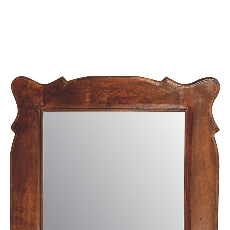 Chestnut Oblong Mirror Frame