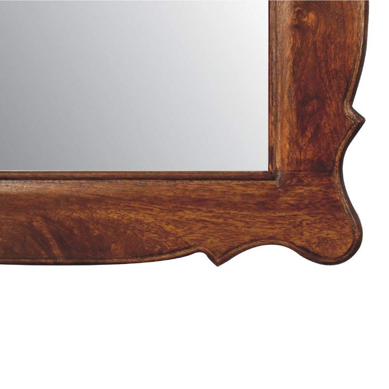 Chestnut Oblong Mirror Frame