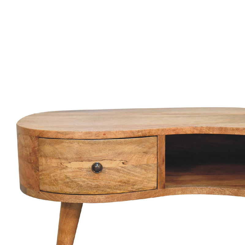 Oak-ish Wave Coffee Table Artisan