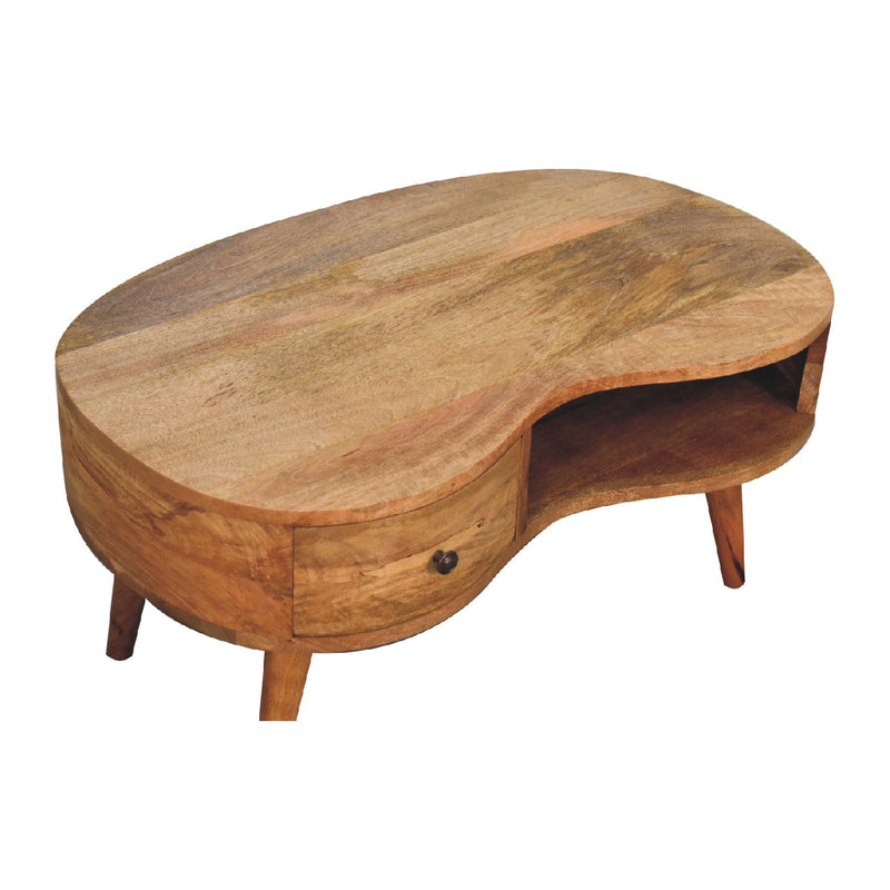 Oak-ish Wave Coffee Table Artisan