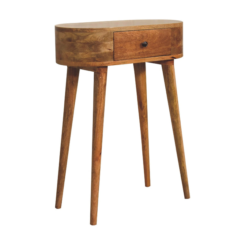 Mini Albion Oak-ish Console Table Artisan