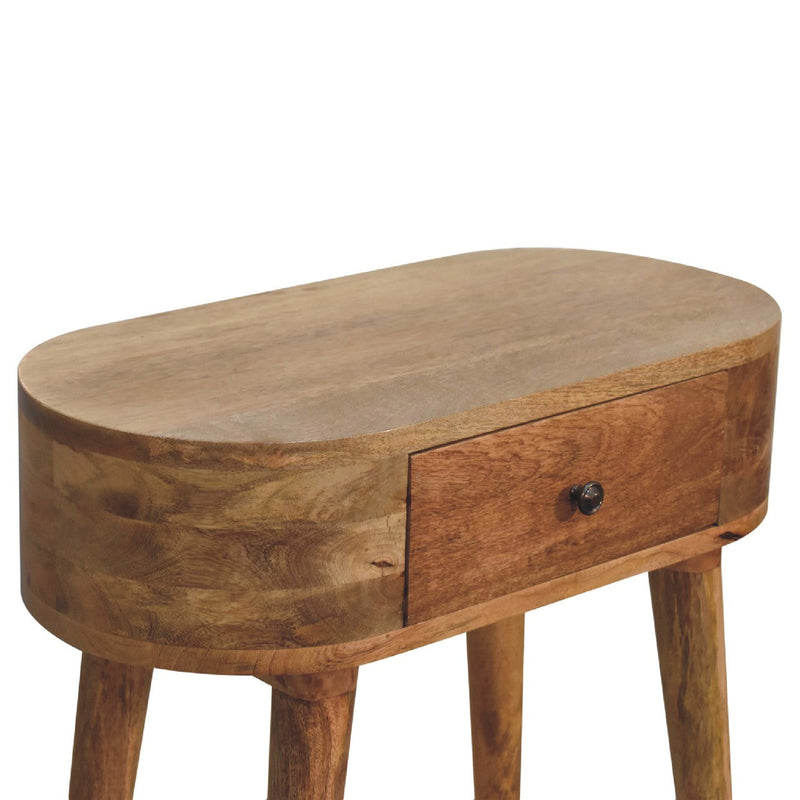 Mini Albion Oak-ish Console Table Artisan