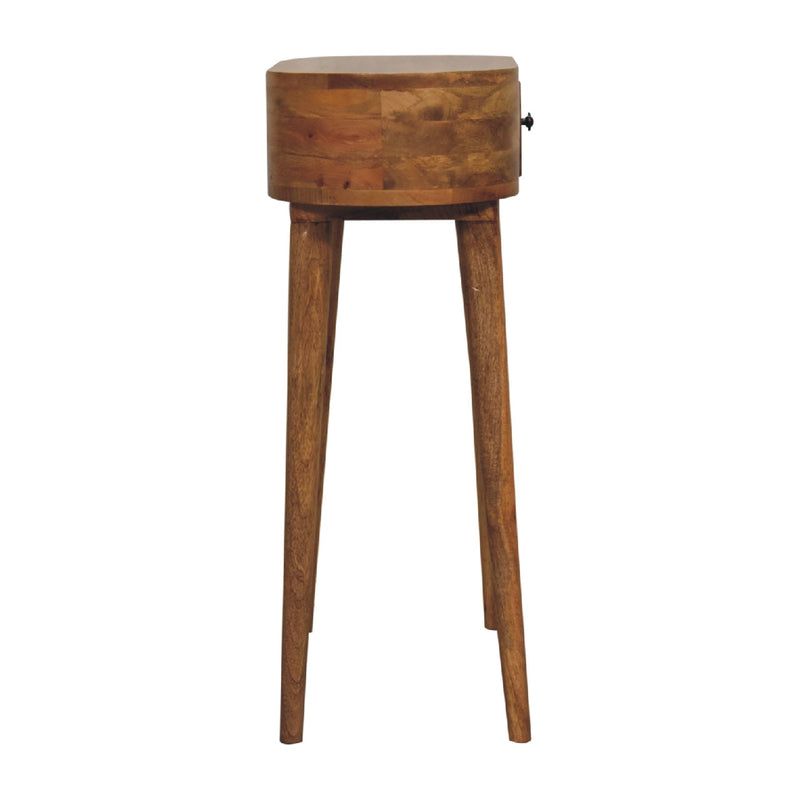Mini Albion Oak-ish Console Table Artisan