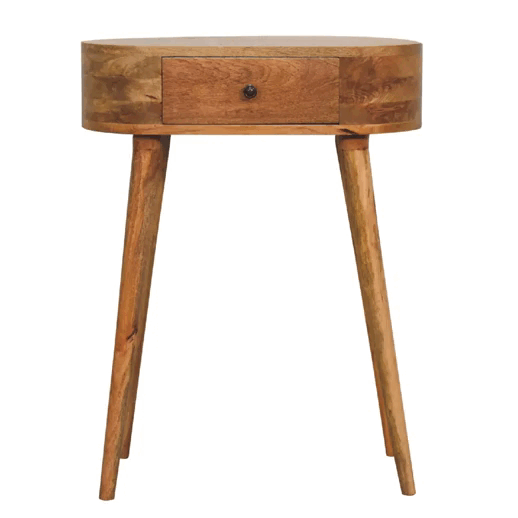 Mini Albion Oak-ish Console Table Artisan