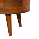 Mini Chestnut Rounded Coffee Table Artisan