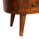 Mini Chesnut Wave Coffee Table Artisan