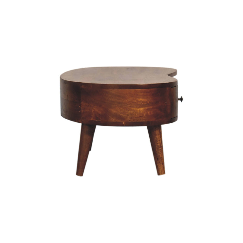 Mini Chesnut Wave Coffee Table Artisan