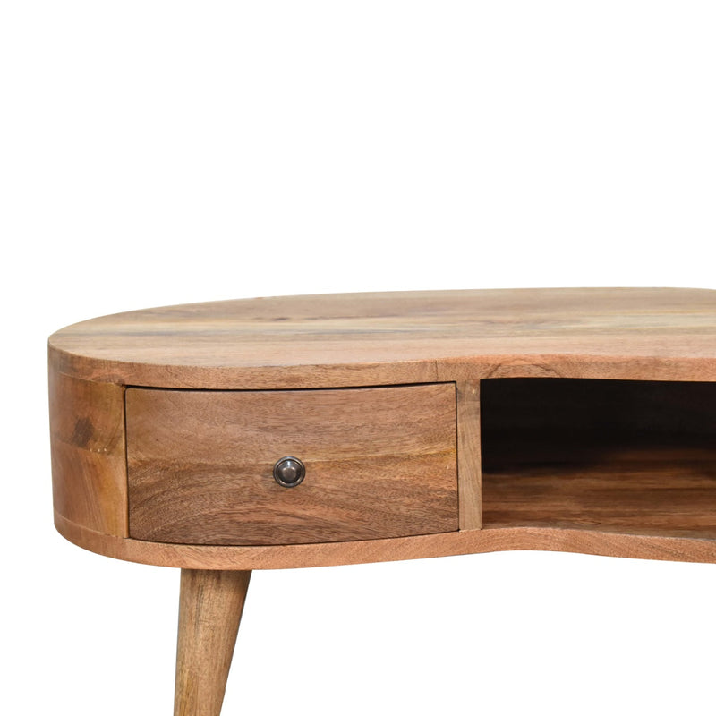 Mini Oak-ish Wave Coffee Table Artisan