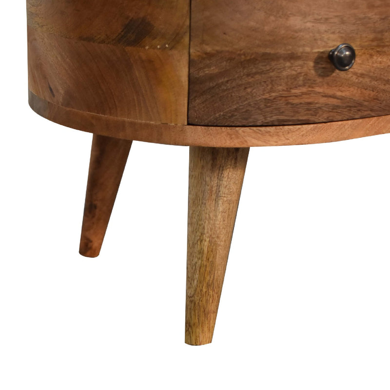 Mini Oak-ish Wave Coffee Table Artisan