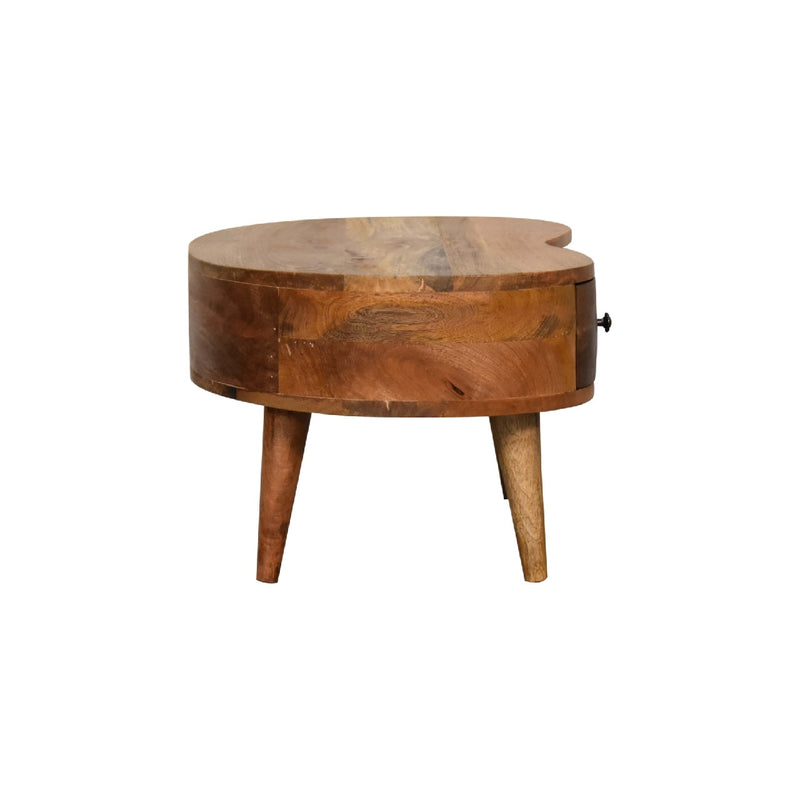 Mini Oak-ish Wave Coffee Table Artisan