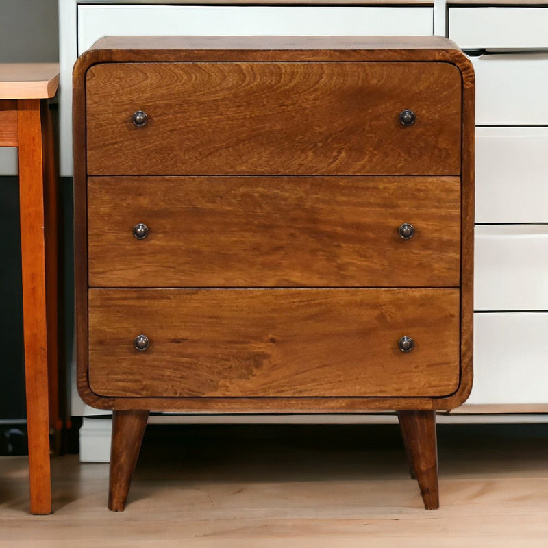 Mini Curved Chestnut Chest Artisan